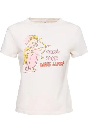 RE/DONE T-shirt En Jersey Imprimé Classic Love