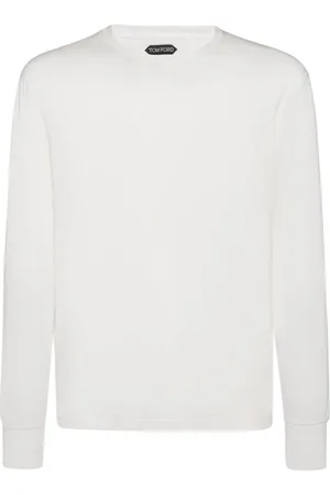 Tom Ford T-shirt À Col Ras-du-cou En Lyocell Et Coton