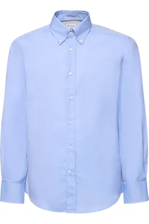Brunello Cucinelli Chemise Boutonnée En Sergé De Coton