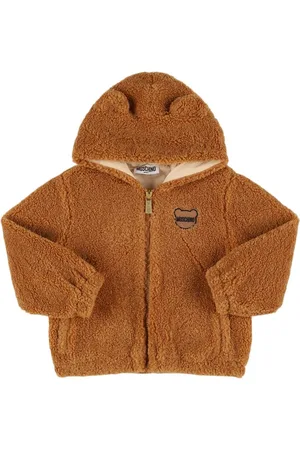 Moschino Veste Teddy En Polyester À Capuche