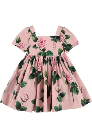 Dolce & Gabbana Robe En Coton Imprimé Floral