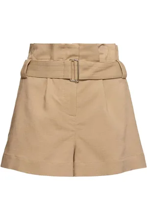 Msgm Short Taille Haute Avec Ceinture