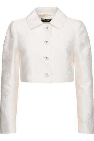 Dolce & Gabbana Veste Courte En Jacquard À Monogramme