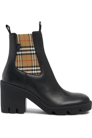 Burberry Bottes Chelsea En Cuir Lf Stride 85 Mm