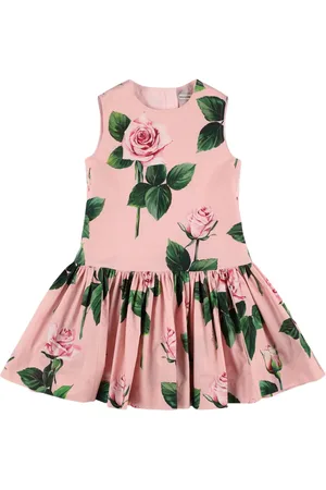 Dolce & Gabbana Robe En Coton Imprimé