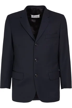 Maison Margiela Blazer En Gabardine De Laine