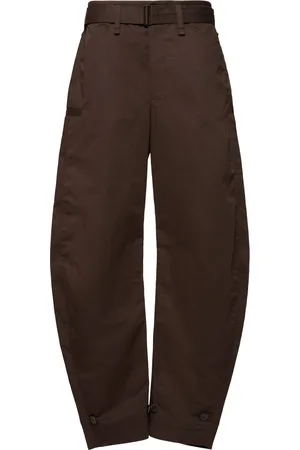 LEMAIRE Pantalon Ample En Sergé De Coton Mélangé