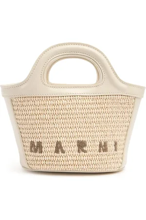 Marni Sac Cabas Imitation Raphia Tropicalia