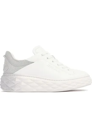 Jimmy Choo Sneakers En Cuir Diamond Maxi