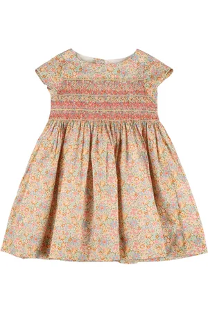 BONPOINT Robe En Mousseline De Coton Imprimé