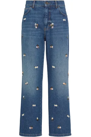 Max Mara Jean Droit Brodé Manetta