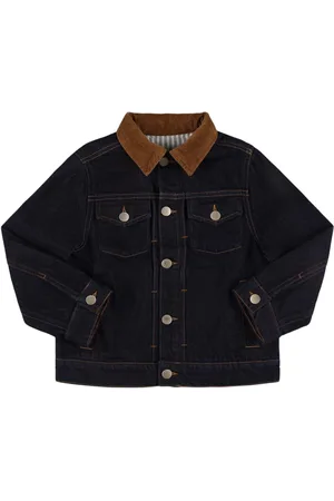 BONPOINT Veste En Denim De Coton Brodé