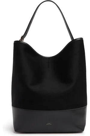 Totême Sac Cabas En Laine Doublée Détail Ceinture