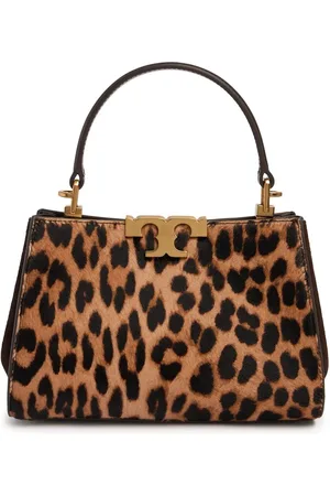 Tory Burch Sac Satchel Mini Façon Poils De Poulain Eleanor