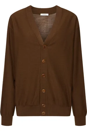 LEMAIRE Cardigan Relaxed En Laine Mélangée