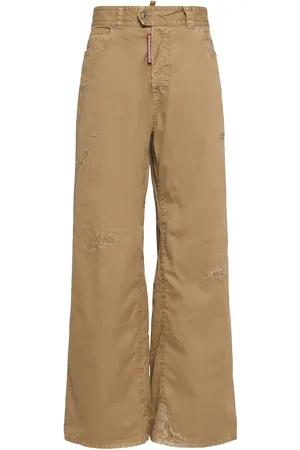 Dsquared2 Pantalon Ample En Sergé De Coton 9 To 5