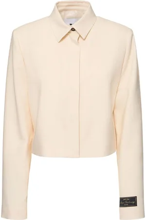 Msgm Veste Courte En Gabardine