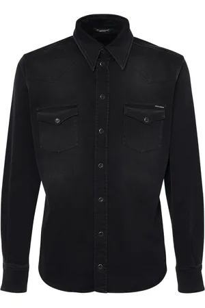 Dolce & Gabbana Chemise En Denim Délavé