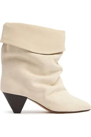 Isabel Marant Bottes Slouchy En Cuir Ryska-gb 40 Mm