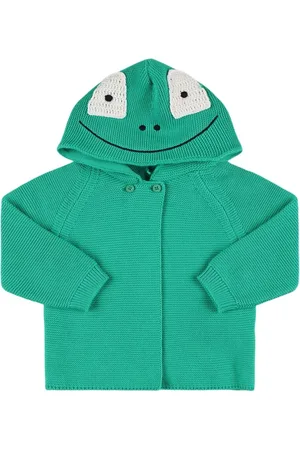 Stella McCartney Cardigan En Maille De Coton À Capuche