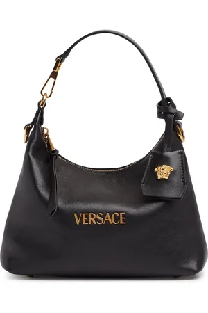 VERSACE Sac Hobo En Cuir Tag