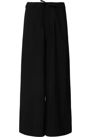 Marni Pantalon Court Loose En Laine Mélangée Tropical