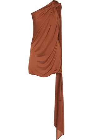 GIUSEPPE DI MORABITO Robe Courte En Viscose Drapée