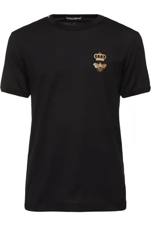 Dolce & Gabbana T-shirt En Coton Brodé Bee And Crown