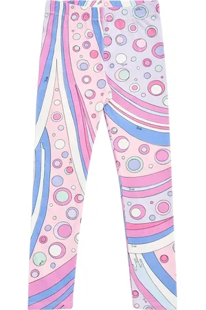 Puccini Legging En Jersey De Coton Mélangé Imprimé