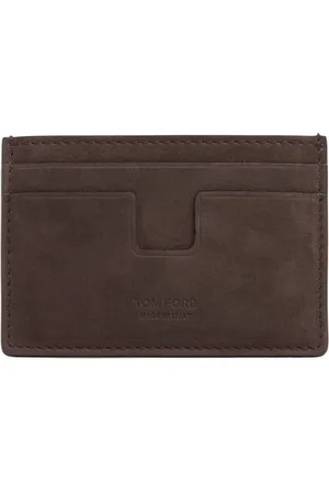 Tom Ford Porte-cartes En Cuir Nubuck T-line