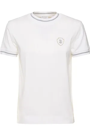 Brunello Cucinelli T-shirt En Jersey De Coton