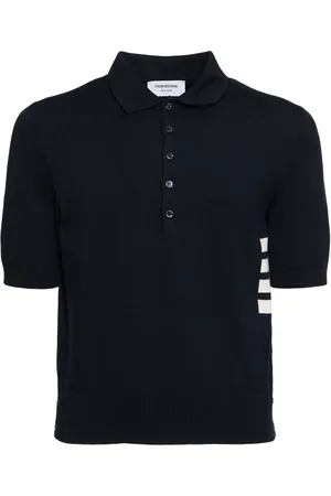 Thom Browne Polo En Jersey De Coton À 4 Bandes