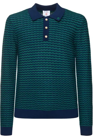 Casablanca Polo Manches Longues En Laine Mini Wawe