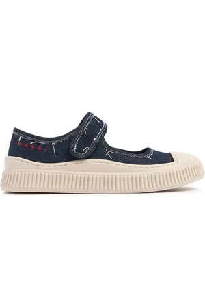 Marni Chaussures Mary Jane En Denim De Coton