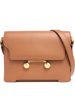 Marni Sac Porté Épaule Moyen En Cuir Trunkaroo