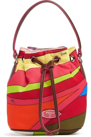 Puccini Petit Sac Panier En Nylon À Cordons