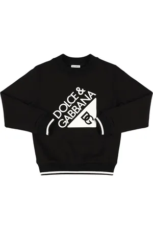 Dolce & Gabbana Sweat-shirt En Coton Imprimé À Col Ras-du-cou