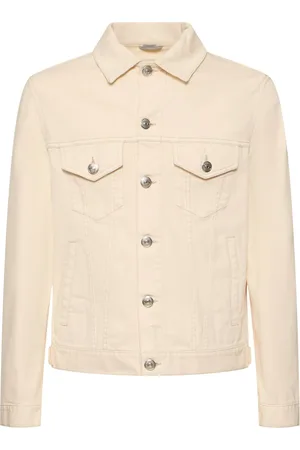 Brunello Cucinelli Veste En Denim De Coton Mélangé Bull