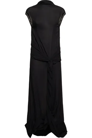J.W.Anderson Robe Longue Transparente Drapée