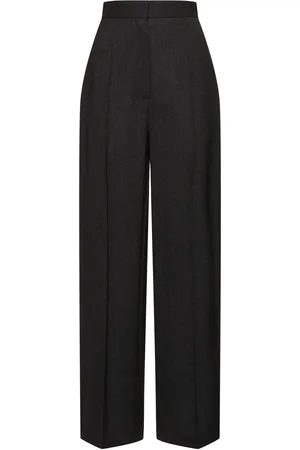 The Row Pantalon Ample En Laine Taille Haute Gordon