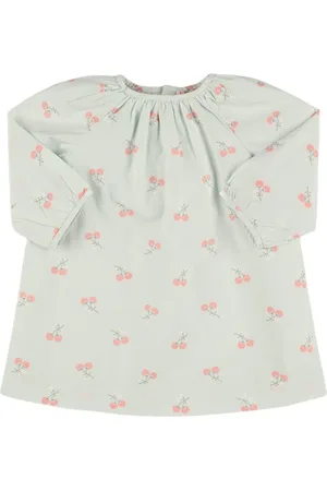 BONPOINT Robe Manches Longues En Coton Imprimé