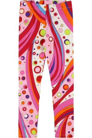 Puccini Legging En Jersey De Coton Mélangé Imprimé