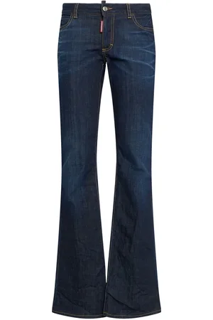 Dsquared2 Jean Évasé En Denim Taille Mi-haute