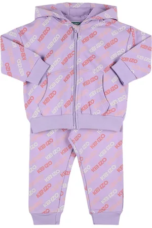 Kenzo Sweat-shirt & Pantalon De Sport En Coton Imprimé
