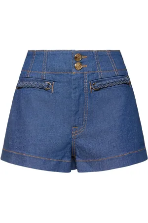 ZIMMERMANN Short En Denim Stretch Wylie