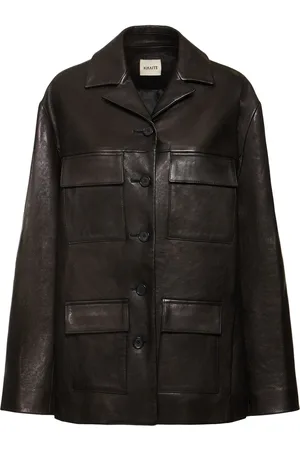 Khaite Veste En Cuir Morsson