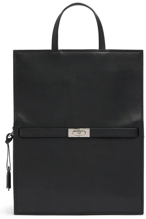 Tory Burch Grand Sac En Cuir N/s Flat Lee Radizwill