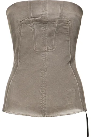Rick Owens Bustier En Denim