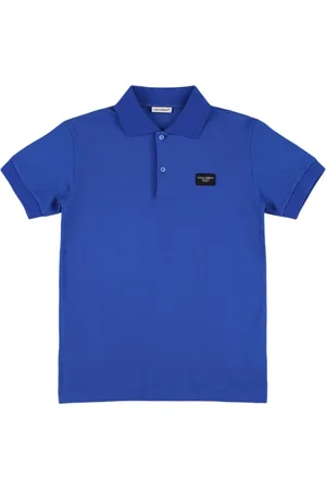 Dolce & Gabbana Polo En Piqué De Coton À Logo