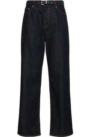 Ganni Jean Droit Avec Ceinture